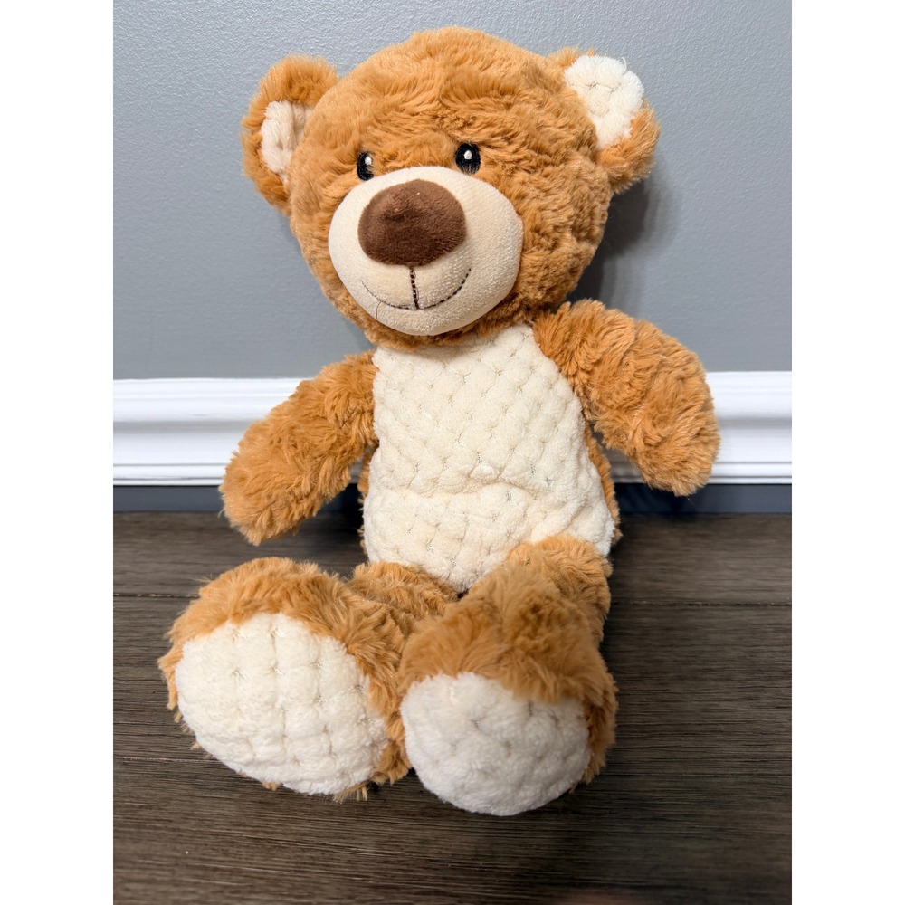 Spark Create Imagine Brown Teddy Bear with Quilted Belly Plush